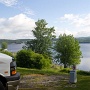 <p align="left">Après Shediac, retour à la maison. Sous des averses parfois fortes. Quelques heures de soleil malgré tout à Temiscouata-sur-le-lac.